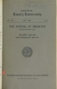 School of medicine 1930