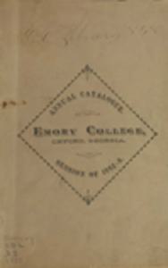 Annual catalogue of the officers, alumni and students of Emory College, Oxford, Georgia, 1882-1883