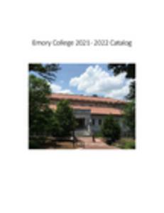 Emory College of Arts and Sciences, 2021-2022