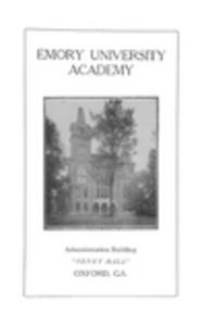 Emory University Academy 1925-1926