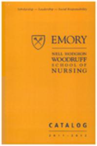 School of Nursing course catalog 2011-2012