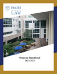 Law School Student Handbook, 2022-2023