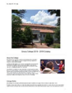 Emory College of Arts and Sciences, 2018-2019