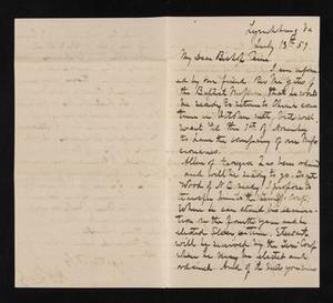Letter from John Early (Lynchburg, Virginia) to Robert Paine (Aberdeen, Mississippi) - July 13, 1859