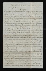 Letter from Jesse Boring (San Francisco, California) to Robert Paine - November 30, 1850