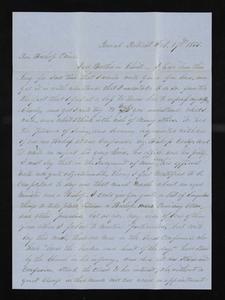 Letter from W. C. Lewis (Rural Retreat, Virginia) to Robert Paine (Aberdeen, Mississippi) - February 11, 1855