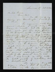 Letter from E. W. Shoa (Louisville, Kentucky) to Robert Paine - February 25, 1851