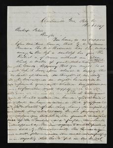 Letter from William Capers to Robert Paine - December 1, 1849