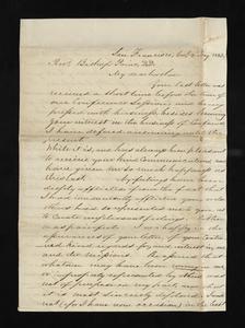 Letter from Jesse Boring (San Francisco, California) to Robert Paine (Aberdeen, Mississippi) - May 2, 1853