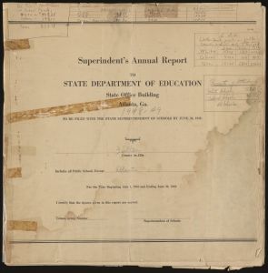 Superintendent's Annual Report, Fulton County,1948-1949