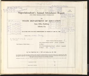 Superintendent's Annual Report, Fulton County, 1967-1968