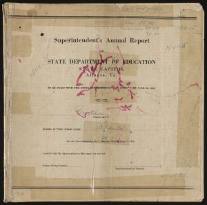 Superintendent's Annual Report, Fulton County, 1944-1945