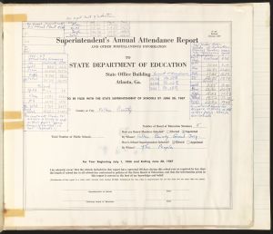 Superintendent's Annual Report, Fulton County, 1966-1967