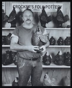 Dwayne Crocker in Crocker Folk Pottery Gillsville, GA