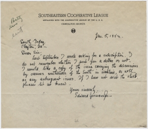 Subscription Correspondence
