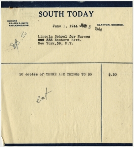 Subscription Correspondence