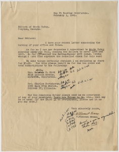 Subscription Correspondence (2 of 2)