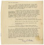 Correspondence, undated