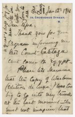 Juliette Gordon Low, Personal Correspondence, January-June 1911