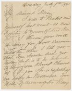 Correspondence. Nelly K. Gordon to Juliette G. Low, 1901-1907