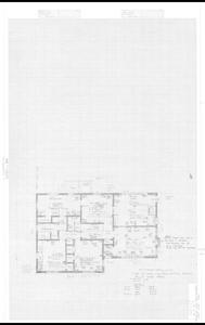 Unidentified floor plan [drawing number 1480-058]
