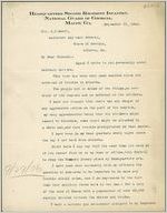 Georgia National Guard correspondence regarding the Atlanta Race Riot