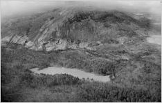 Aerial view of Stone Mountain