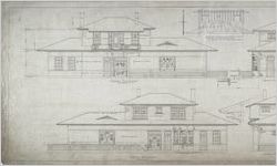 Atlanta and West Point Railroad Station Plan, Gabbettville, Georgia
