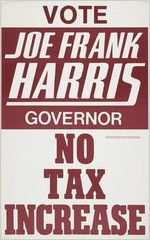Harris, Joe Frank; Gubernatorial Campaign
