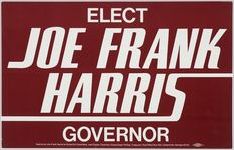 Harris, Joe Frank; Gubernatorial Campaign