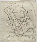 Effingham County Map, circa 1930