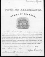 Cumming, Alfred, Oath of Allegiance