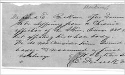 Beckam, E., Recommendation for Discharge