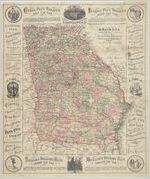 "Map of the State of Georgia."