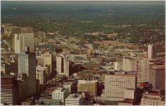 Aerial View of Downtown Atlanta. The South's Fastest Growing Skyline