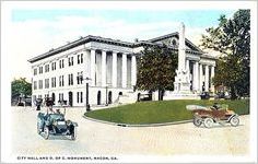 City Hall and D. of C. Monument, Macon, Ga.
