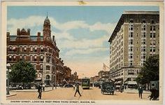 Cherry Street, Looking West from third Street, Macon, Ga.