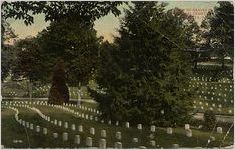 View of Graves in National Cemetery, Marietta, Ga.