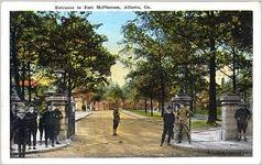 Entrance to Fort McPherson, Atlanta, Ga.