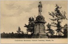 Confederate Monument, Oakland Cemetery, Atlanta, Ga.