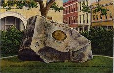 Burial Place of Indian Chief Tomo-Chi-Chi, Friend of General Oglethorpe, Savannah, Ga.