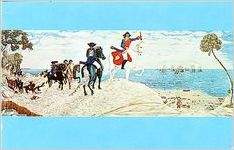 Historical Oil Painting by Sally Pearce, Savannah Beach, Ga.
