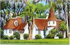 Christ Church, Frederica, near Sea Island Beach, St. Simons Island