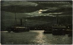 The River Front, and S. S. City of Memphis, Savannah, Ga.