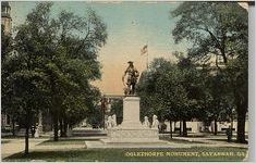 Oglethorpe Monument, Savannah, Ga.