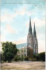 Convent and Cathedral, Savannah, Ga.