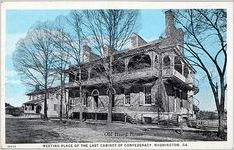 Old Heard House, Meeting Place of the Last Cabinet of Confederacy, Washington, Ga.