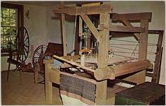 Hand operated loom in the Washington-Wilkes Historical Museum