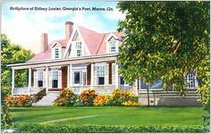 Birthplace of Sidney Lanier, Georgia's Poet, Macon, Ga.