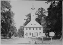 Midway Congregational Church, Midway, Georgia. Exterior views